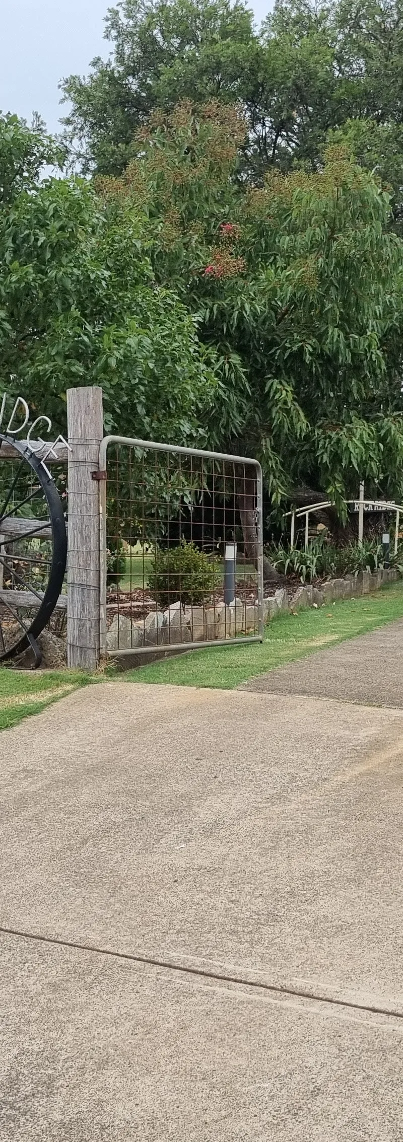 before N/A Mesh Sliding Gate – Sliding Gate and motor, Cotswold Hills