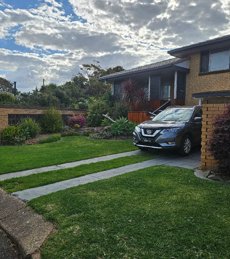 before Monument Powder-coated Aluminium Sliding Gate – Service Job - Gate + Motor, Centenary Heights