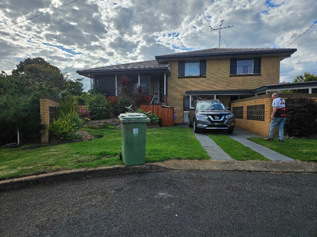 before Monument Powder-coated Aluminium Sliding Gate – Service Job - Gate + Motor, Centenary Heights