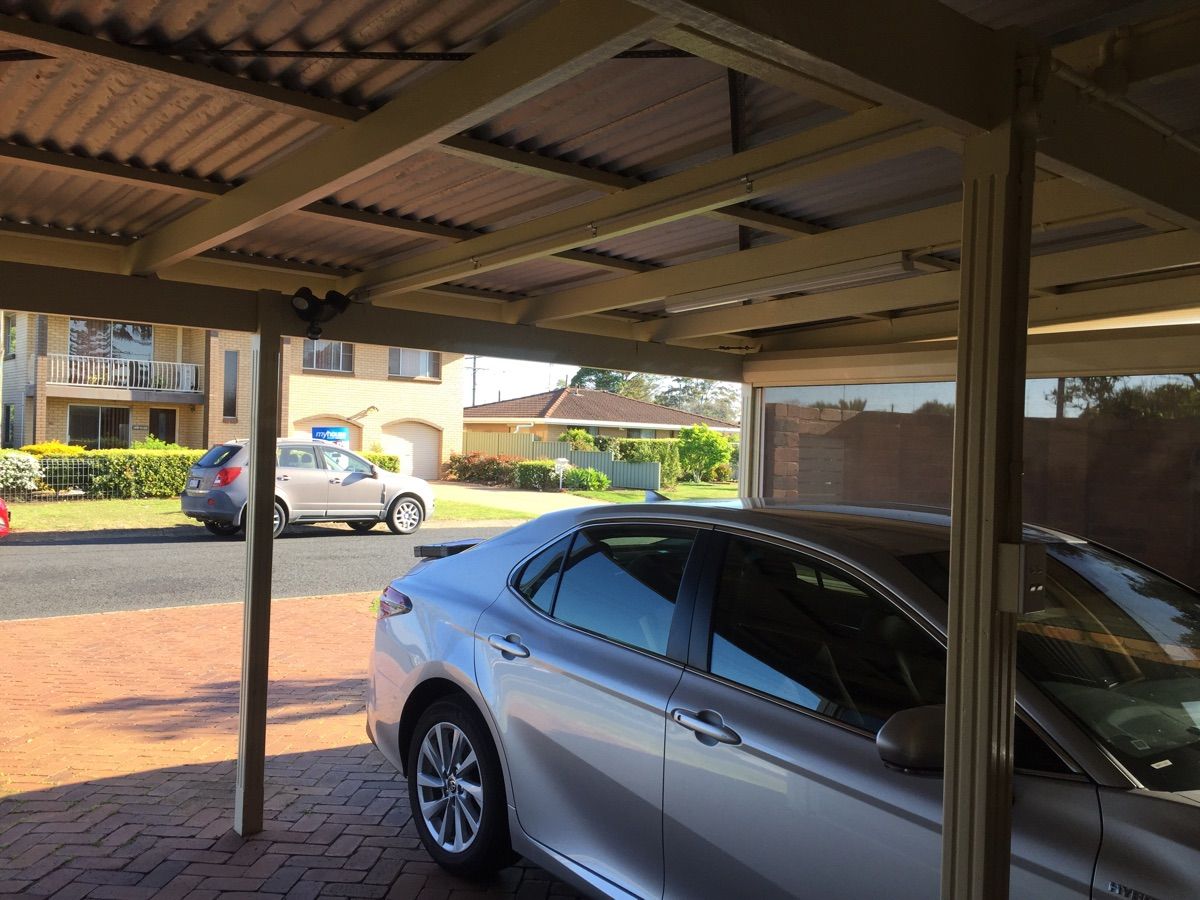 before Cream Powder-coated Steel Custom Door – Bar Grille, Harristown