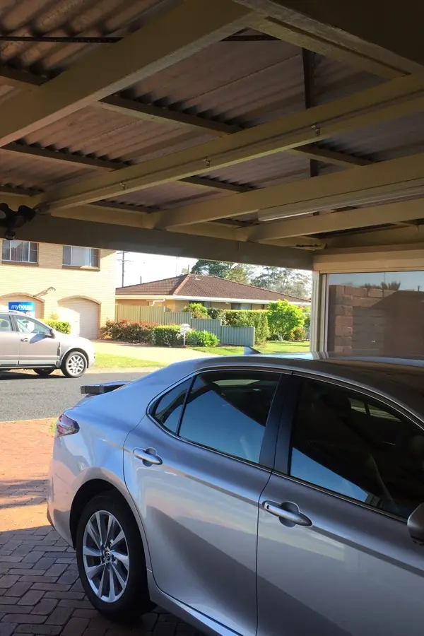 before Cream Powder-coated Steel Custom Door – Bar Grille, Harristown