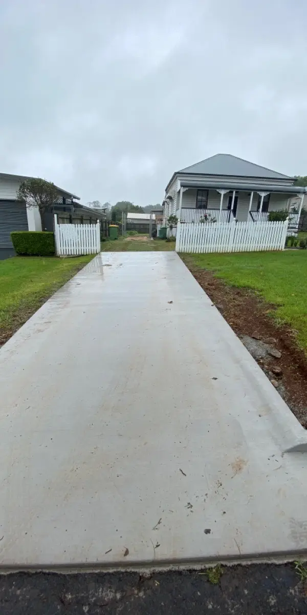 before Galvanised Galvanised Sliding Gate – Gate + Motor, East Toowoomba