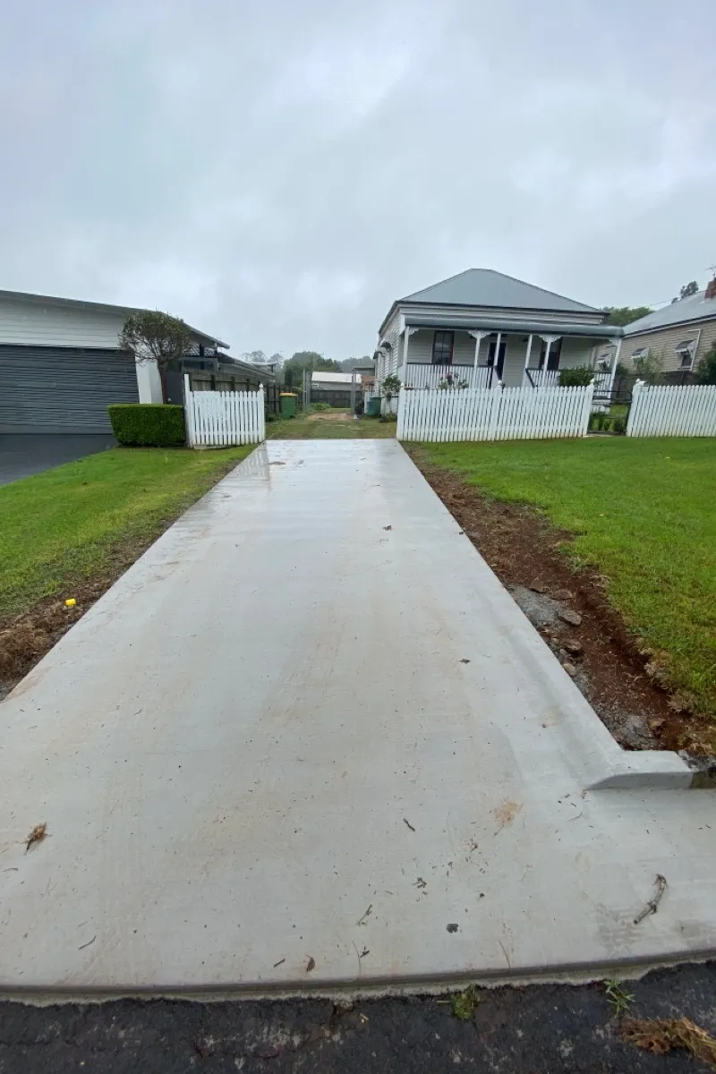 before Galvanised Galvanised Sliding Gate – Gate + Motor, East Toowoomba