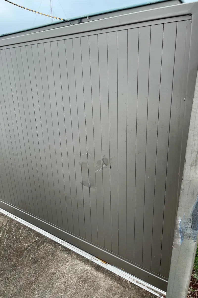 detail Jasper Colorbond Steel Sliding Gate – Gate Repairs, Rangeville