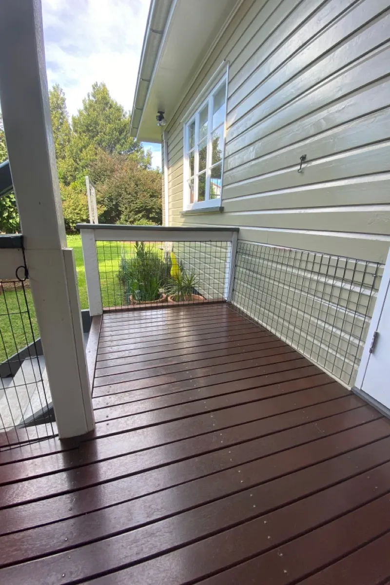 before Basalt Powder-coated Steel Swing Gate – PA Gates, East Toowoomba