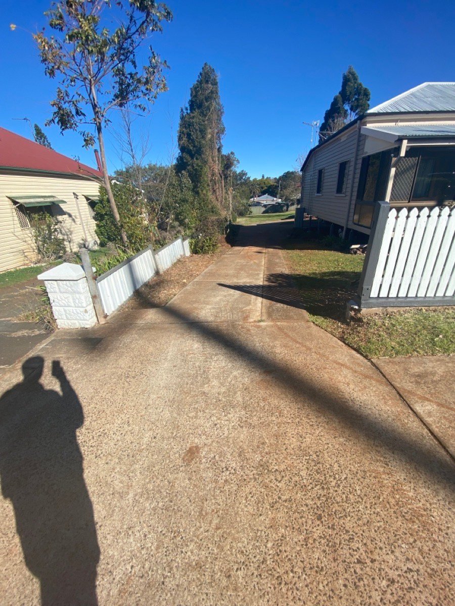 before White Timber Sliding Gate – Slide Gate + Motor, Newtown