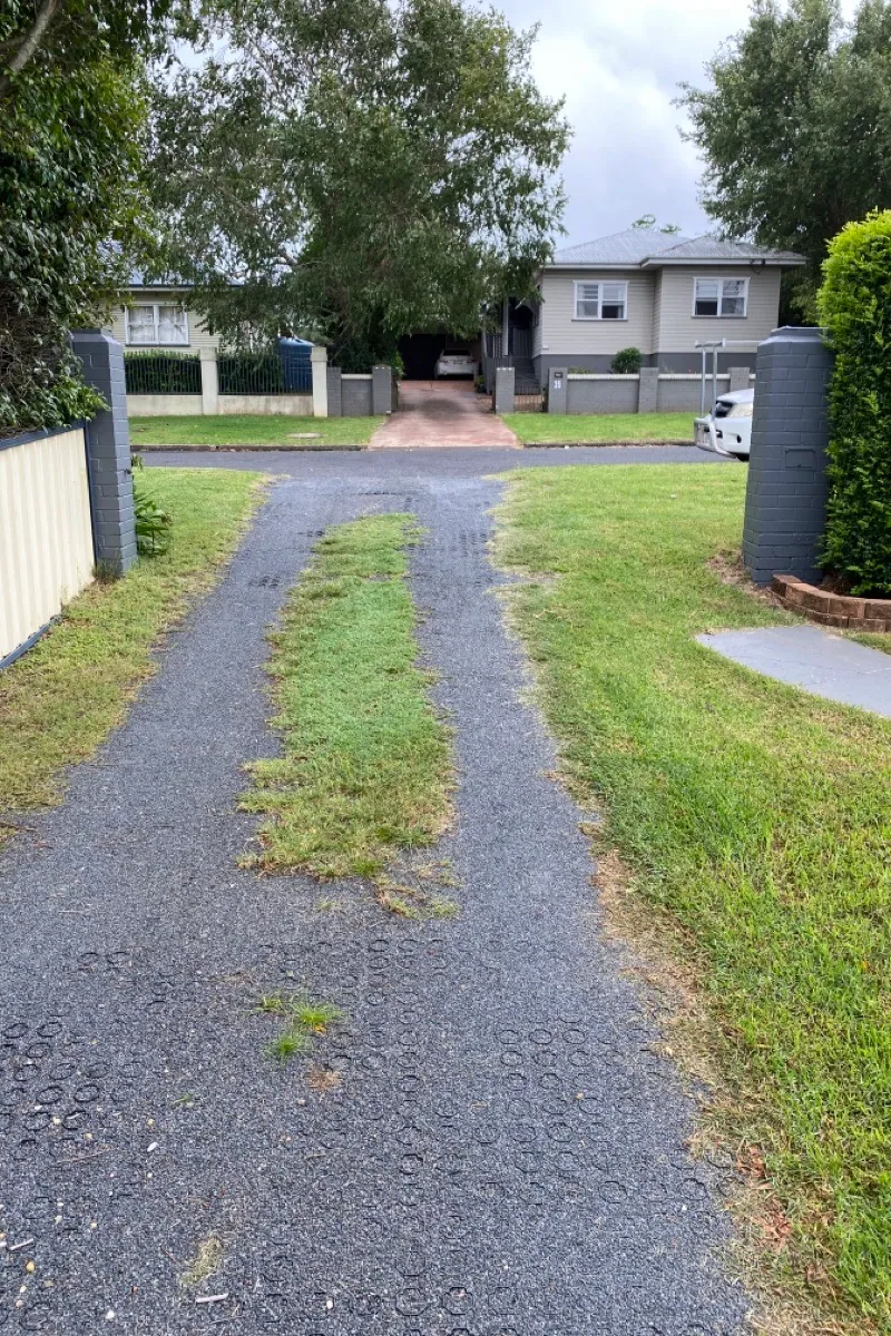 before Basalt Powder-coated Steel Swing Gate – Gate (Single Swing + PA + Motor), Mount Lofty