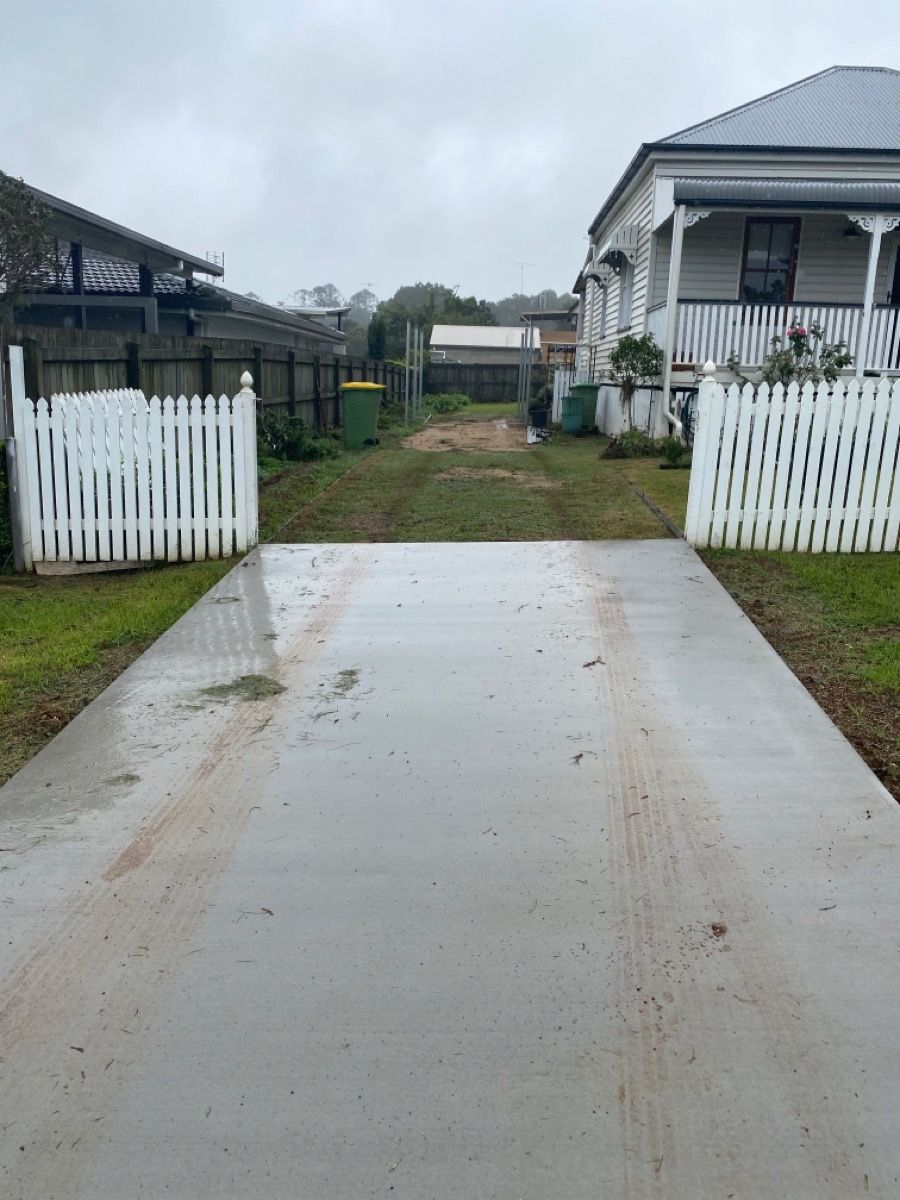 before Galvanised Galvanised Sliding Gate – Gate + Motor, East Toowoomba