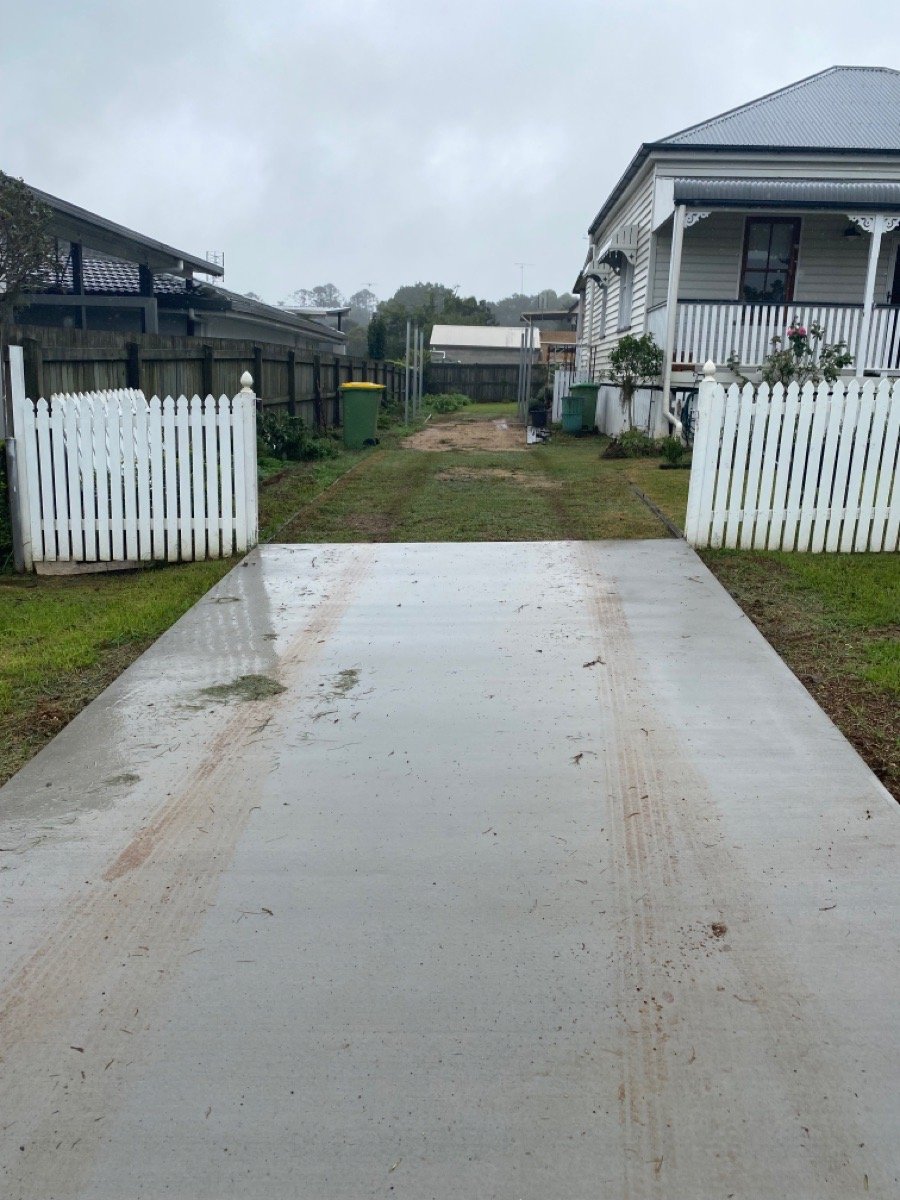 before Galvanised Galvanised Sliding Gate – Gate + Motor, East Toowoomba