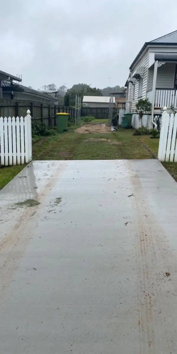 before Galvanised Galvanised Sliding Gate – Gate + Motor, East Toowoomba