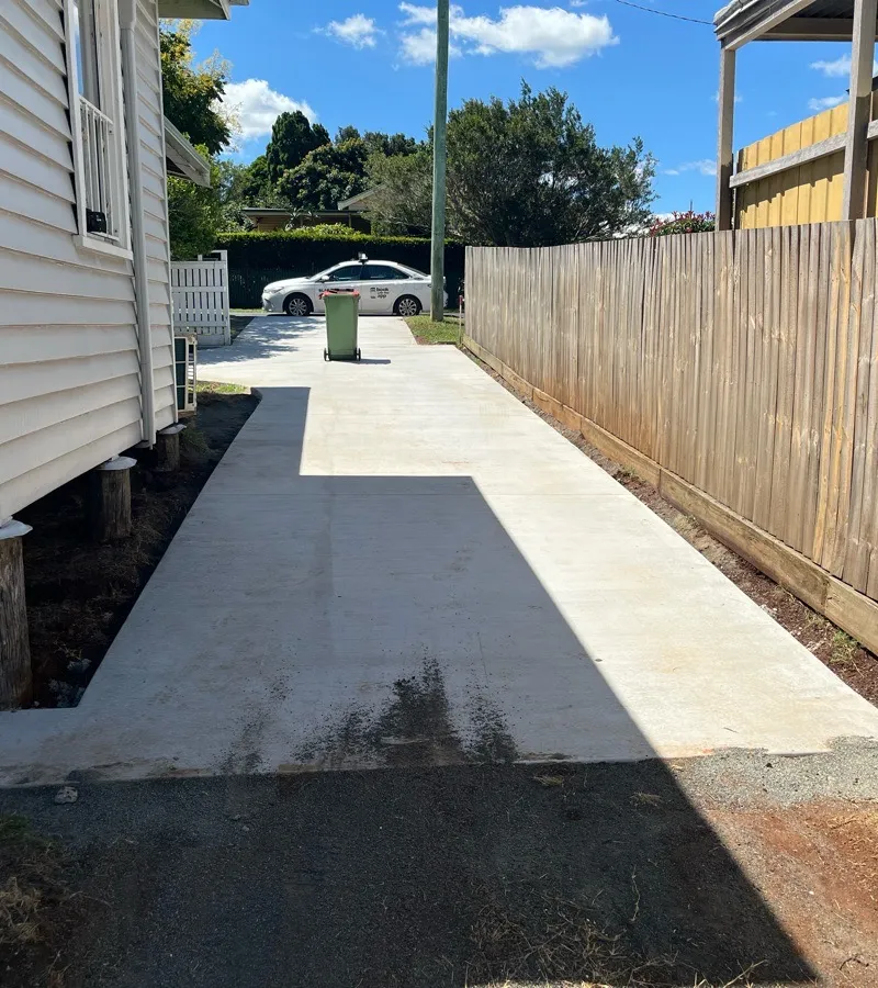 before N/A Timber Sliding Gate – Aluminium Sliding Gates + Motors, East Toowoomba