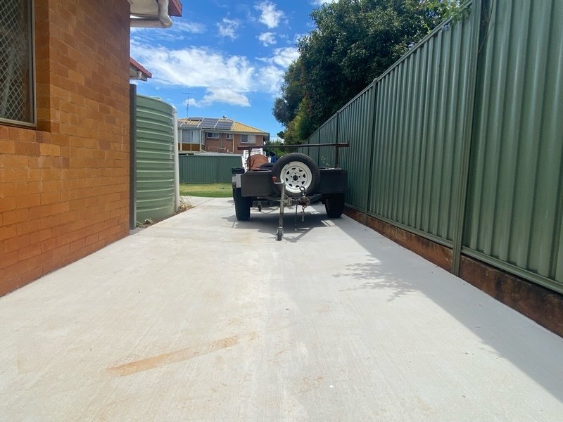 before Green Colorbond Steel Sliding Gate – Telescopic Gate, Rockville