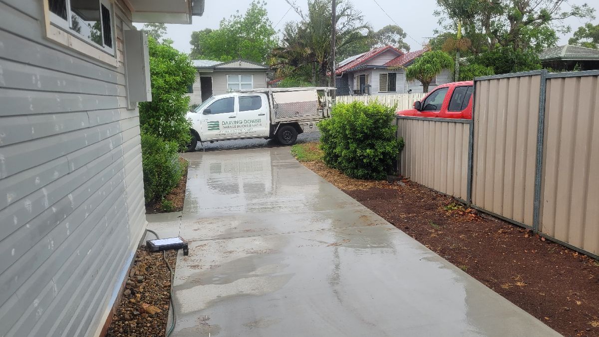 before N/A N/A Sliding Gate – Steel Gate Frame + Motor, Centenary Heights