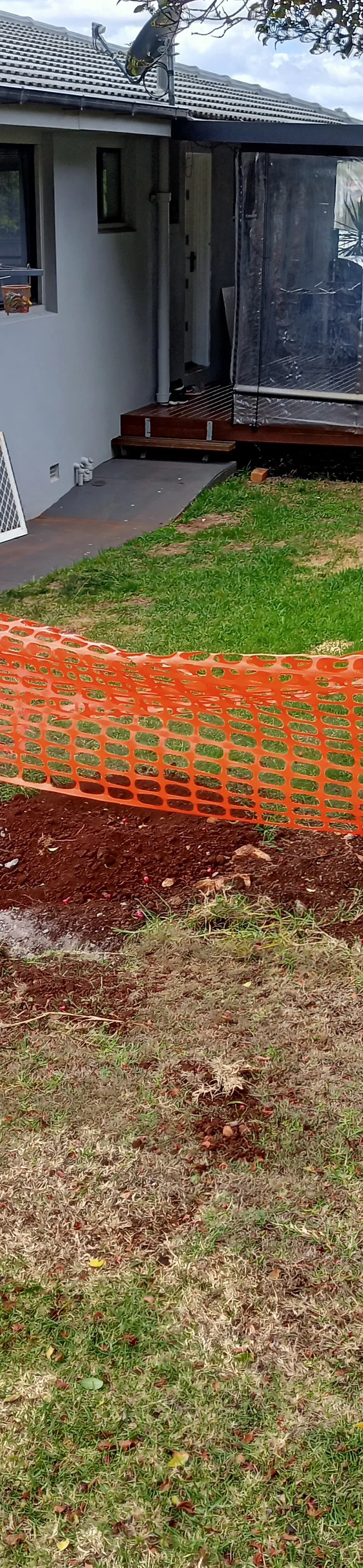 before Galvanised Pipe-Galvanised Sliding Gate – Sliding Gate, Centenary Heights