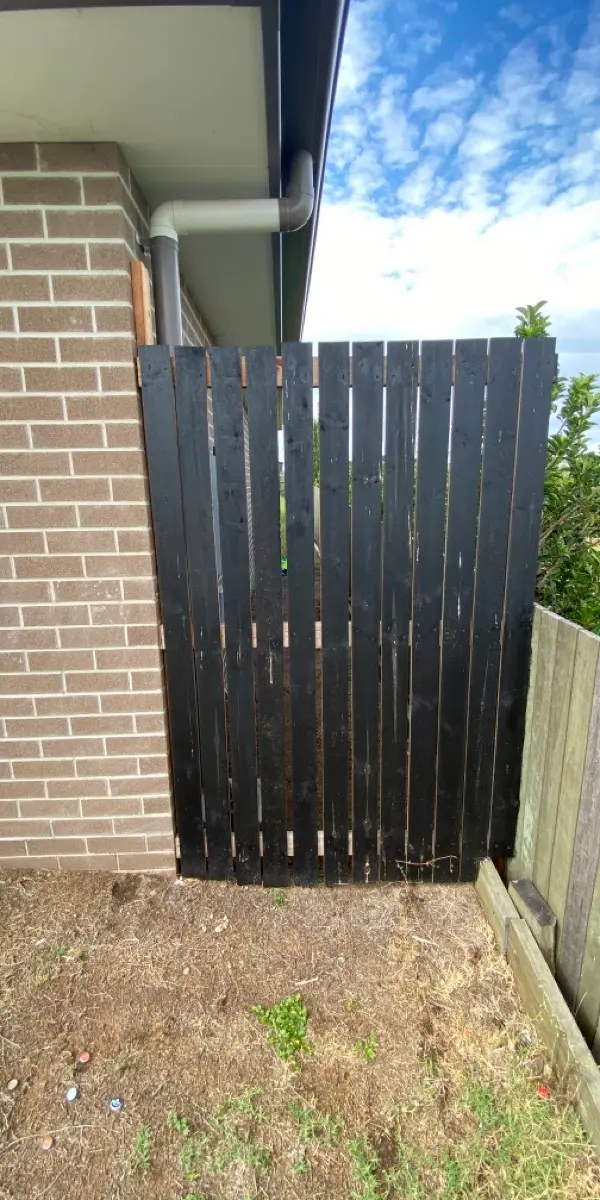 before N/A Timber Swing Gate – Manual Gates, Westbrook