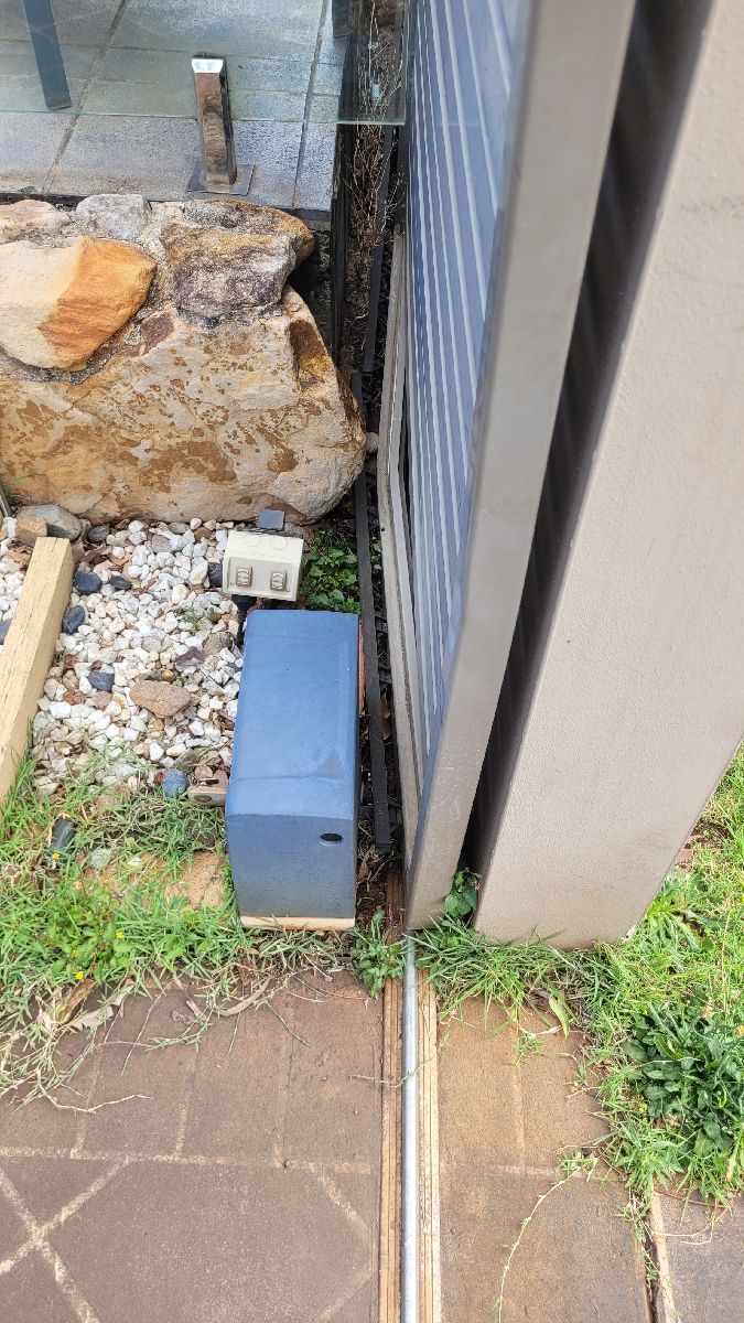 before Mixed Steel (rusted) Sliding Gate – Slide Gate, South Toowoomba