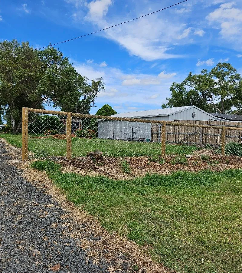before N/A Mesh Sliding Gate – Gate + Motor + Fence, Kingsthorpe