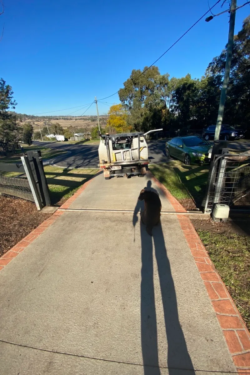 before N/A Pipe-Galvanised Sliding Gate – Gate + Motor, Gowrie Junction