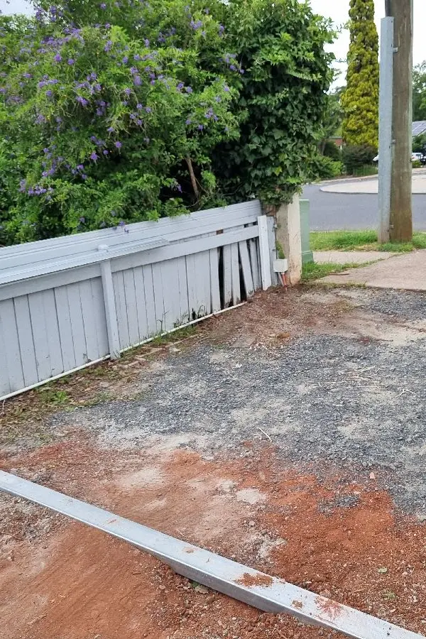 before White Powder-coated Aluminium Sliding Gate – Sliding Gate Motor, East Toowoomba