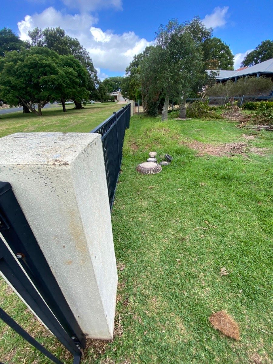 before Black Powder-coated Aluminium Sliding Gate – Slide Gate + Motor, Rangeville