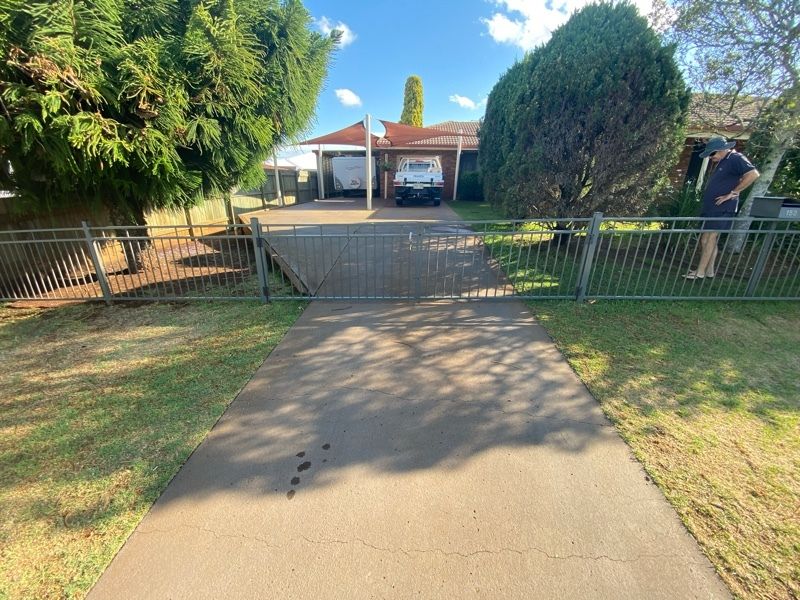 before Mixed Aluminium Sliding Gate – Slide Gate + Motor, Wilsonton Heights