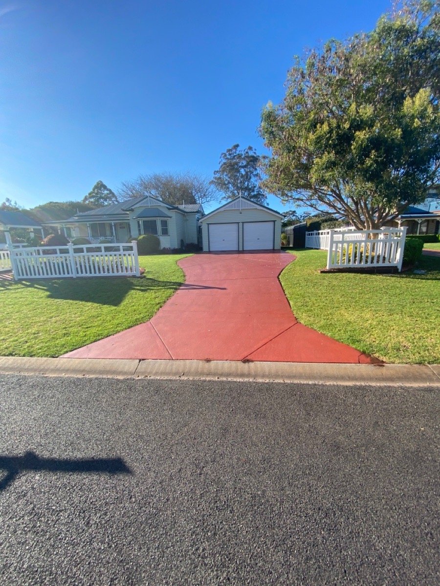 before White Colorbond Steel Sliding Gate – Gate + Motor, Highfields