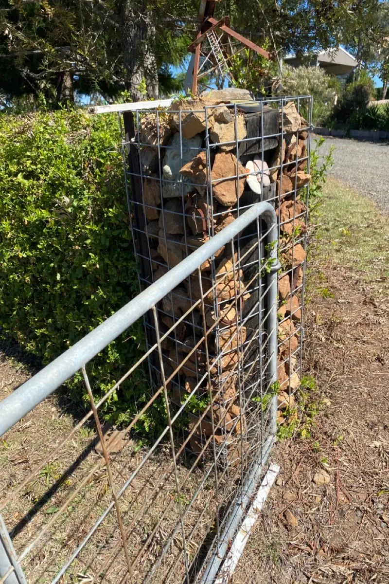 before Black Powder-coated Aluminium Sliding Gate – Swing Gate + Motor, Gowrie Junction
