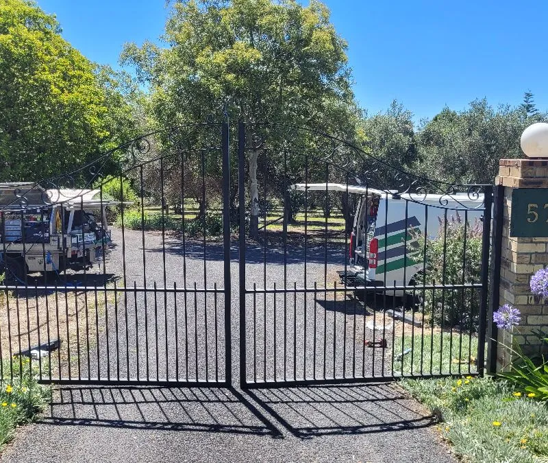 before Black N/A Swing Gate – Gate, Vale View