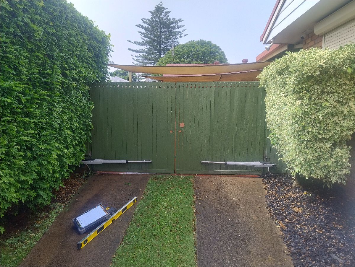 before N/A Timber Swing Gate – Double Swing Gates, Newtown