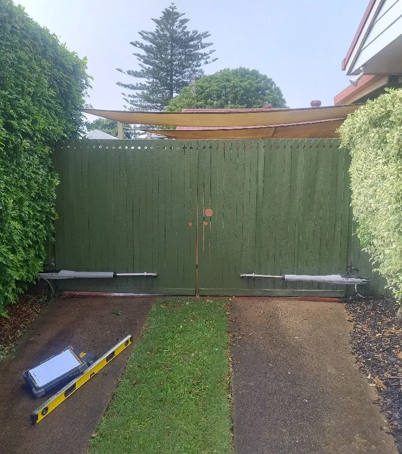 before N/A Timber Swing Gate – Double Swing Gates, Newtown