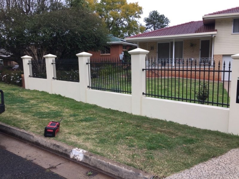 before Black Powder-coated Aluminium Sliding Gate – Fab Gate + Infill Panels, Mount Lofty