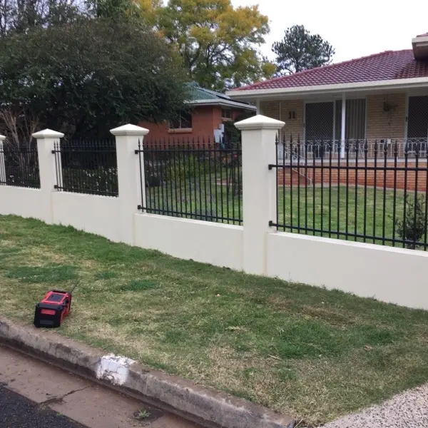 before Black Powder-coated Aluminium Sliding Gate – Fab Gate + Infill Panels, Mount Lofty