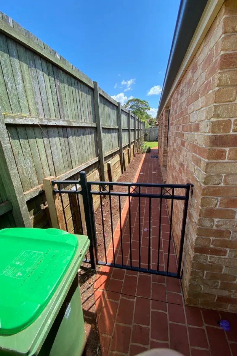 before N/A Wrought Iron (existing) Swing Gate – Manual Gate & PA Gate, Middle Ridge