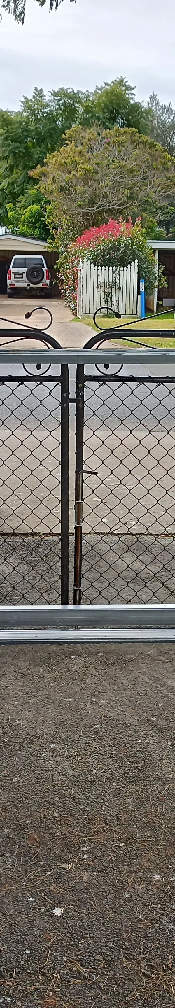 before N/A N/A Sliding Gate – Paling Slider + Return, Newtown