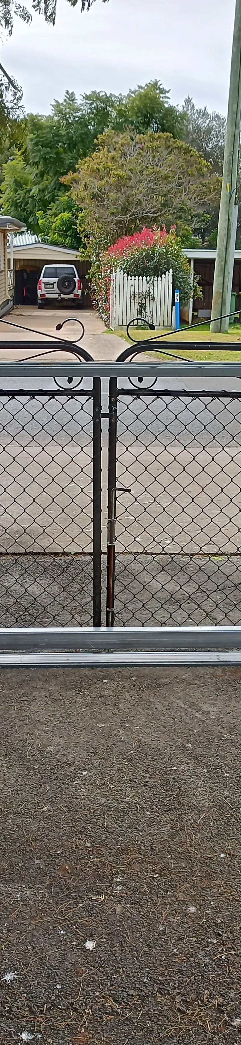 before N/A N/A Sliding Gate – Paling Slider + Return, Newtown