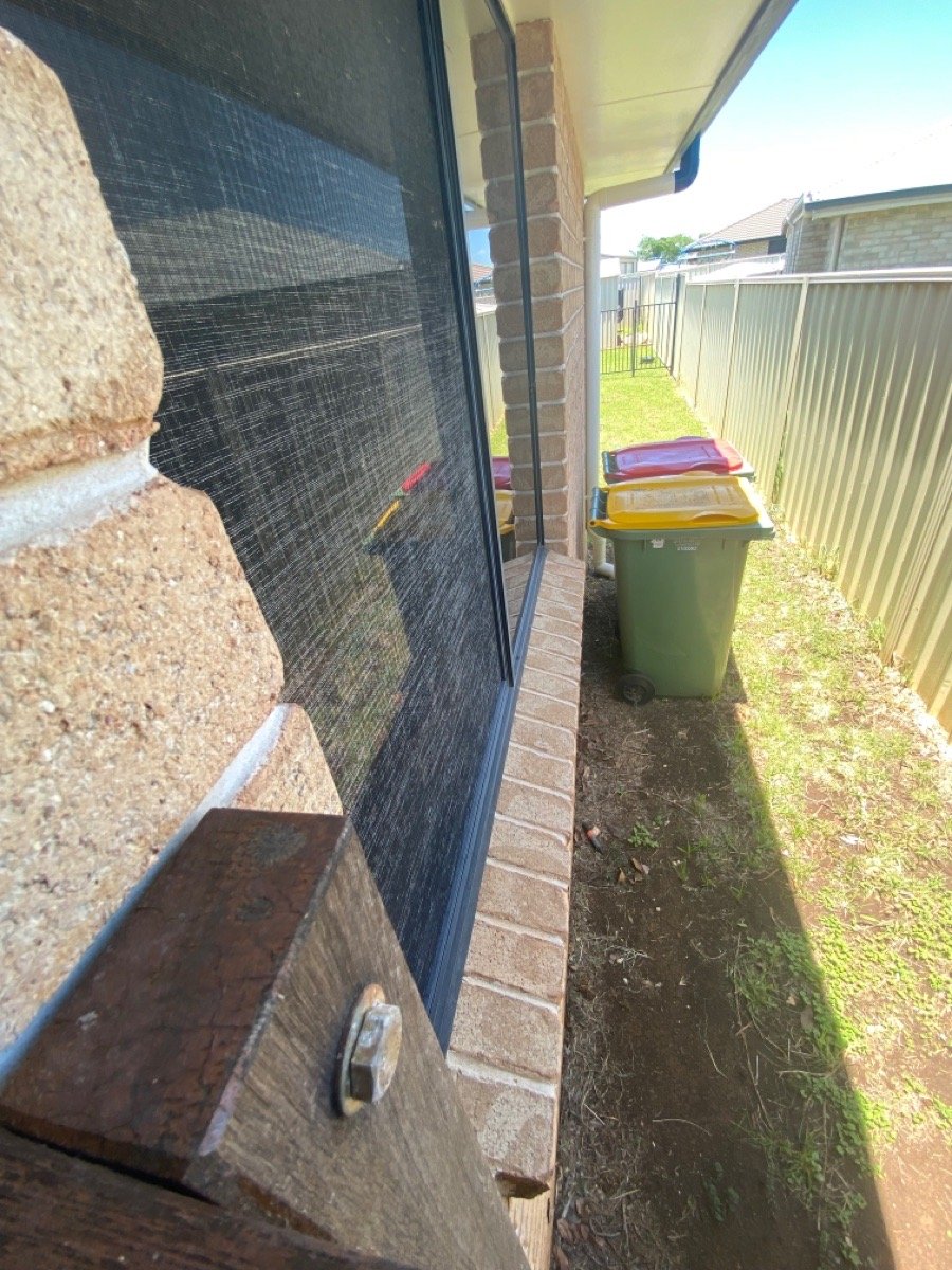 before Ironstone Powder-coated Steel Swing Gate – Swing Gates + Motor + PA Gate, Wyreema
