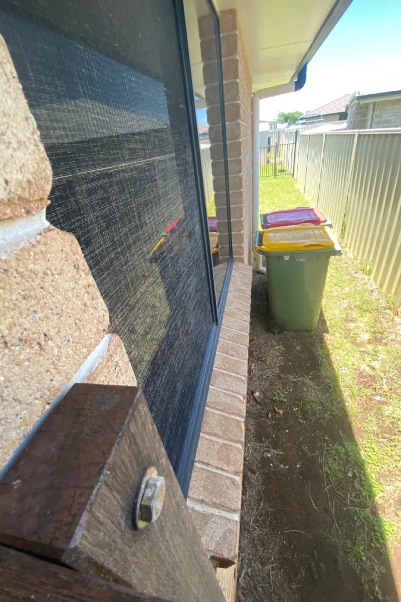 before Ironstone Powder-coated Steel Swing Gate – Swing Gates + Motor + PA Gate, Wyreema