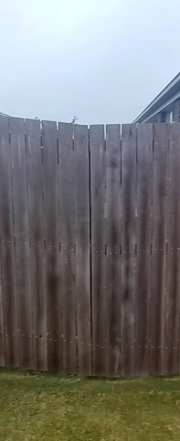 before Wood-look Timber Swing Gate – Swing Gate install, Highfields