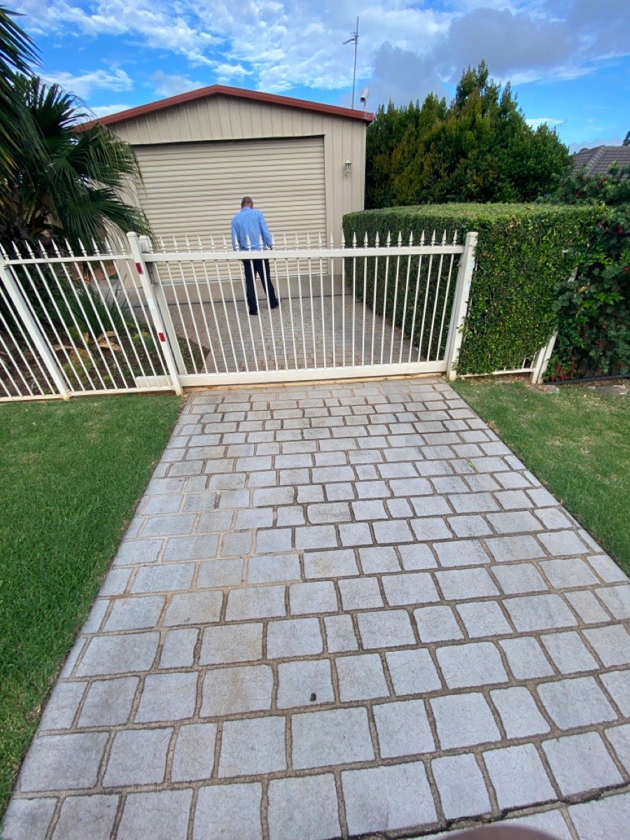 before Cream Aluminium Sliding Gate – Extend Slider/Rebuild, Glenvale