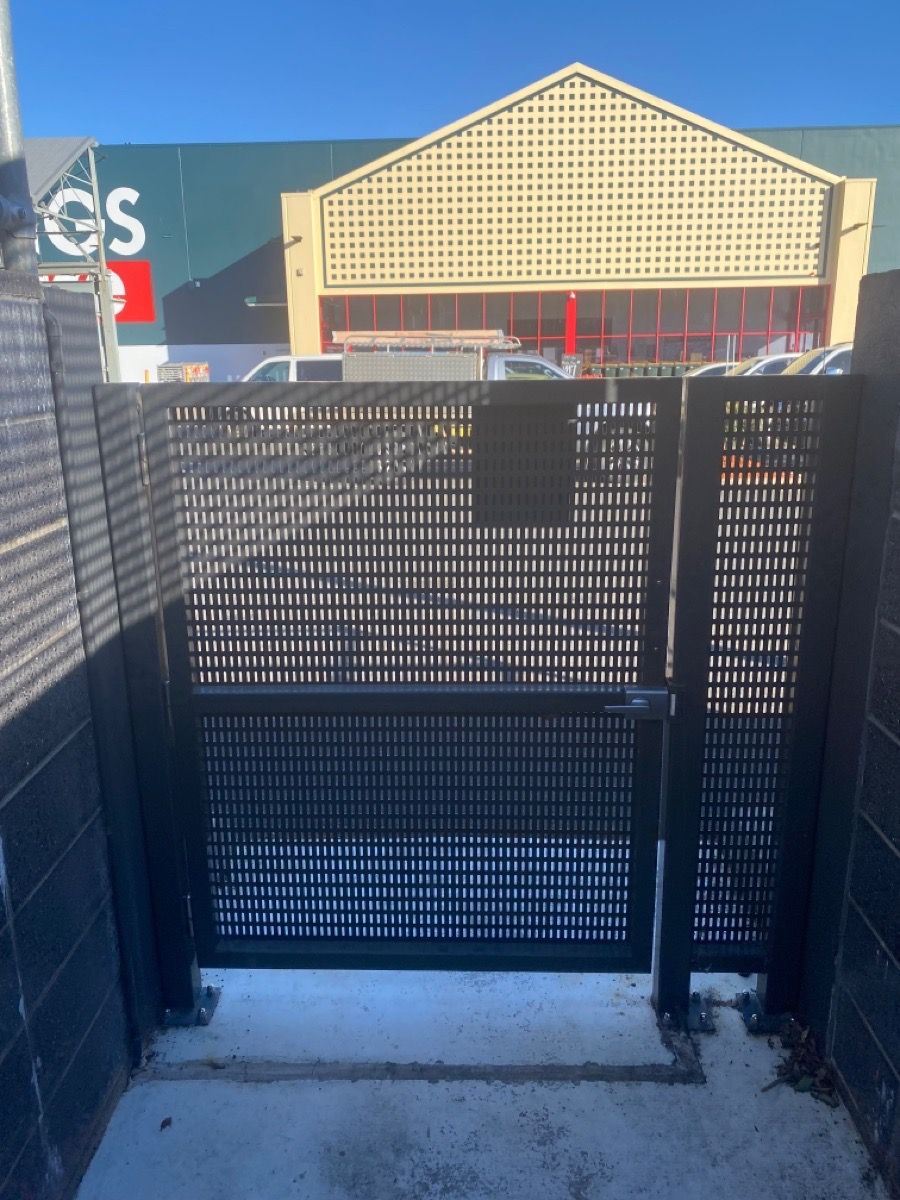 before Monument Powder-coated Aluminium Swing Gate – Gate + Infill, Toowoomba City