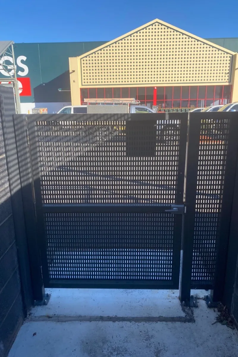 before Monument Powder-coated Aluminium Swing Gate – Gate + Infill, Toowoomba City