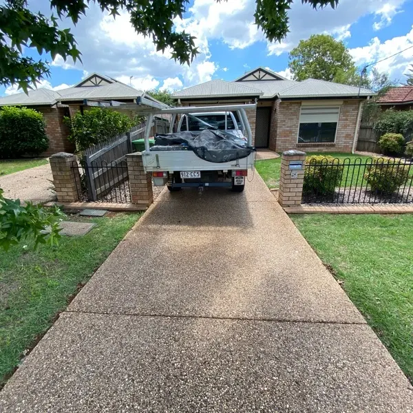 before Black Wrought Iron Swing Gate – Manual Swing Gates, Newtown