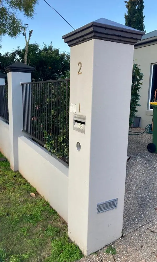 before Black Powder-coated Aluminium Sliding Gate – Front Gate, Rangeville