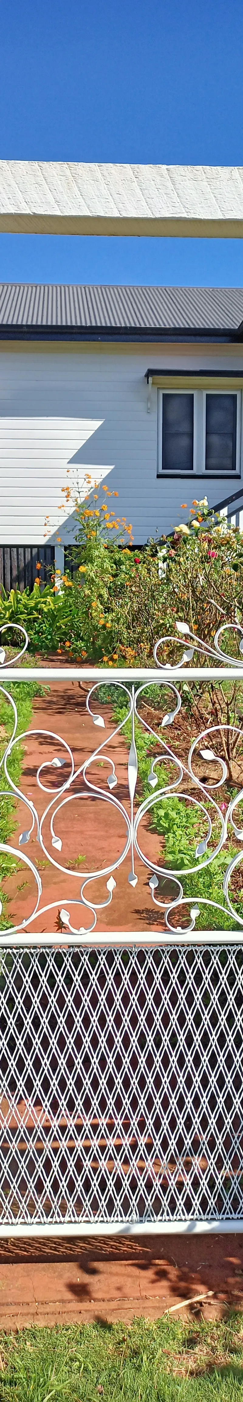 before White Wrought Iron Swing Gate – Install PA Gate, Newtown