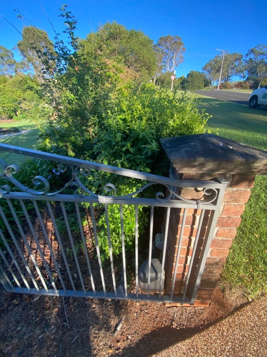 before Galvanised N/A Sliding Gate – Slide Gate + Motor, Centenary Heights