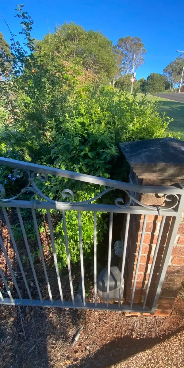 before Galvanised N/A Sliding Gate – Slide Gate + Motor, Centenary Heights