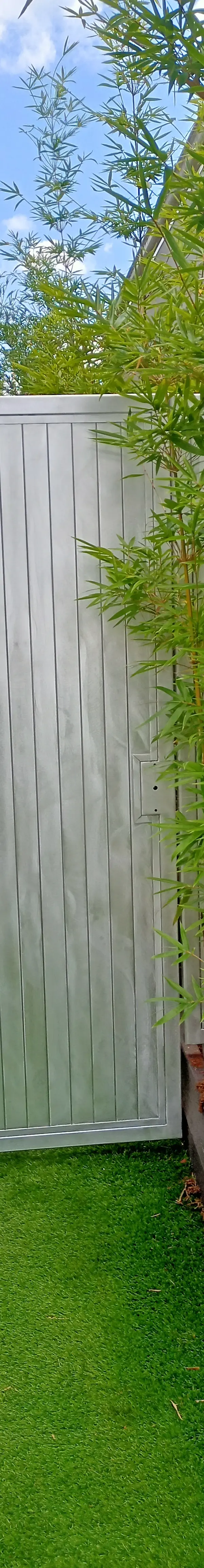 before White N/A Swing Gate – PA Gate + Infill Panel, East Toowoomba