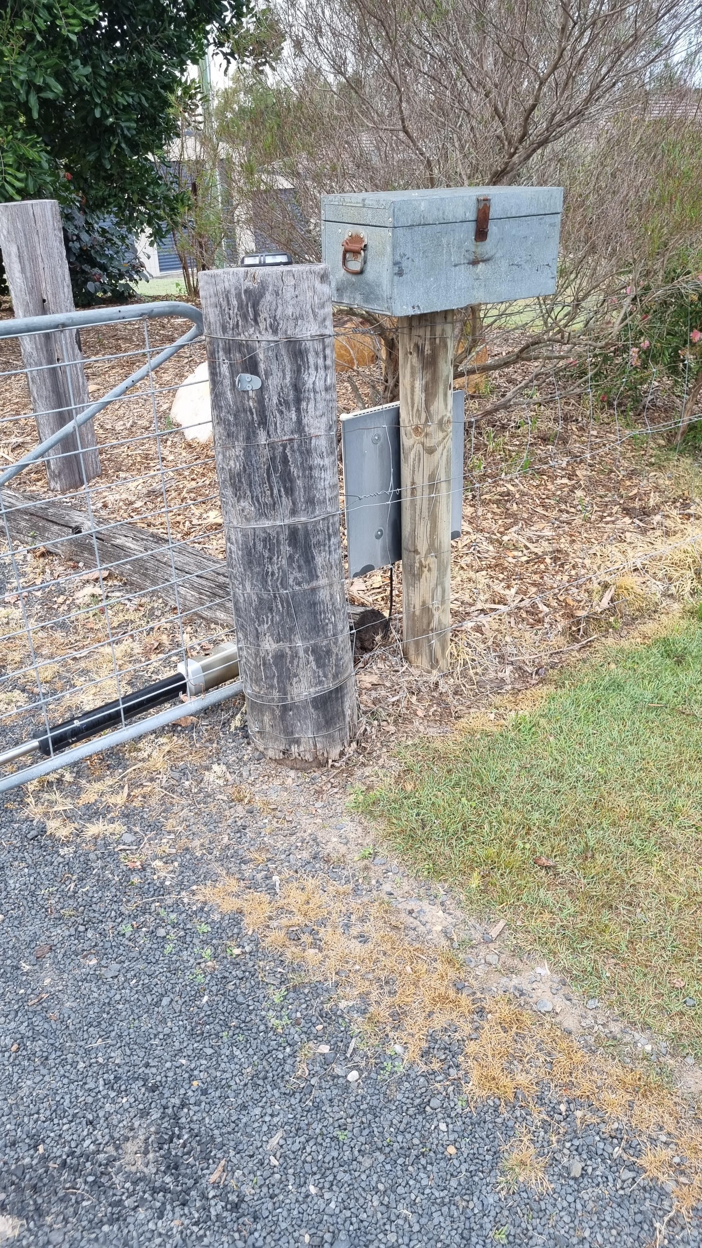 before N/A Timber Sliding Gate – Sliding Gate/PA Gate/Motor, Withcott