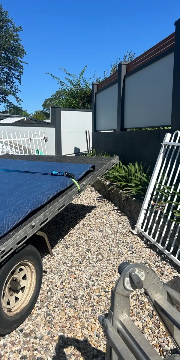before White Wrought Iron Swing Gate – Pool Gates x 2, East Toowoomba