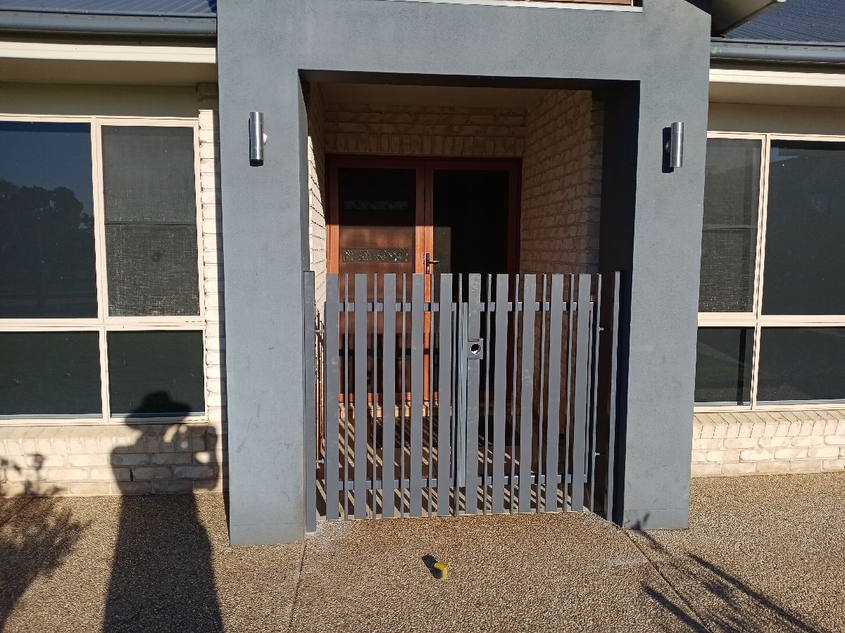 before White Timber Swing Gate – PA Gate + infill, Gatton